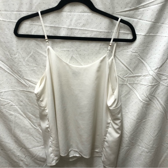 Adjustable Strap White Tank Top - Picture 2 of 3